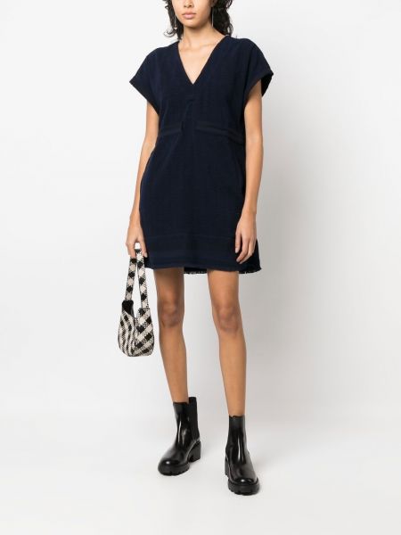 Kleid Chanel Pre-owned blau
