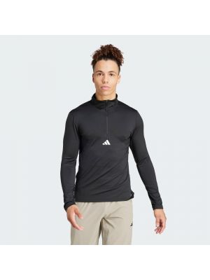 Αθλητική μπλούζα Adidas Performance μαύρο