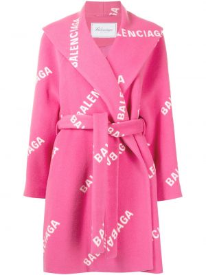 Abrigo Balenciaga rosa