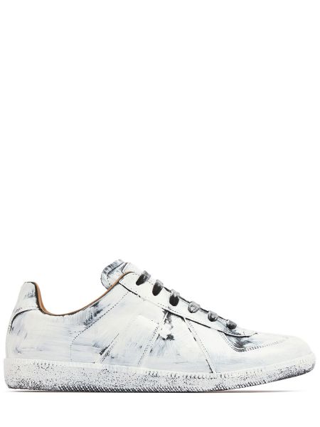 Sneakers i läder Maison Margiela vit