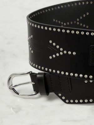 Cintura di pelle Isabel Marant nero