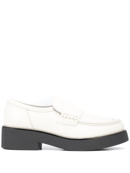 Skinn loafers Koio hvit