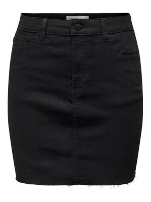 Priliehavá džínsová sukňa Jdy čierna
