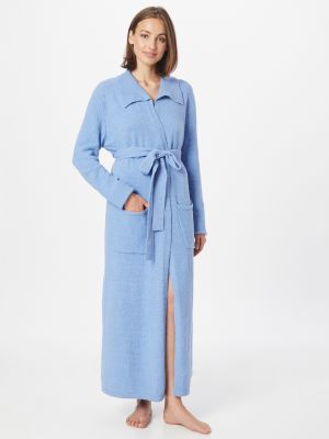 Памучен халат Cotton On Body синьо