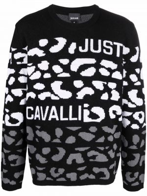 Плетен пуловер Just Cavalli
