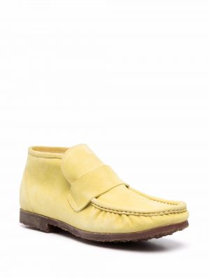 Seemisnahksed loafer-kingad Premiata kollane
