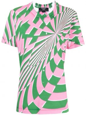 T-shirt con stampa con motivo a stelle Stella Mccartney rosa