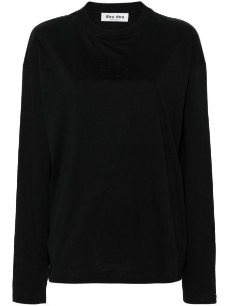 T-shirt Miu Miu sort