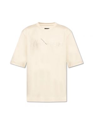 T-shirt mit print Fendi beige