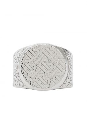 Ring Burberry silber
