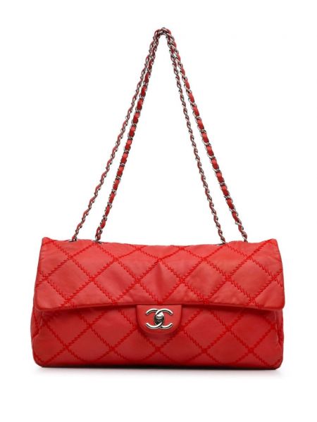 Големи чанти Chanel Pre-owned червено