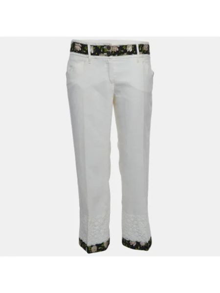 Pantalones Dolce & Gabbana Pre-owned blanco