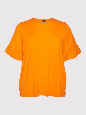 Majica Vero Moda Curve narančasta