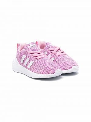 Blonder snøring topp for jenter Adidas Kids rosa