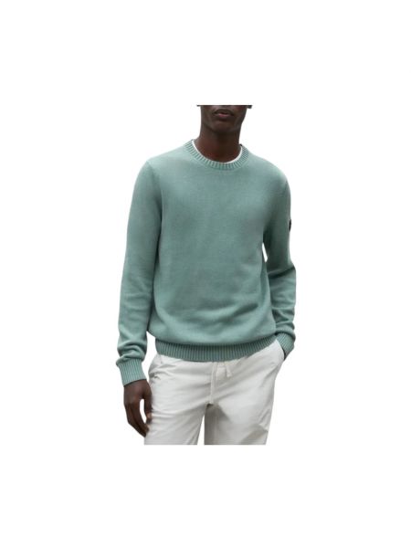 Zielony dzianinowy sweter Ecoalf