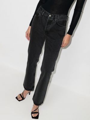 Jeans bootcut large Agolde noir