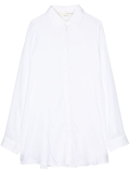 Памучна риза Isabel Benenato бяло