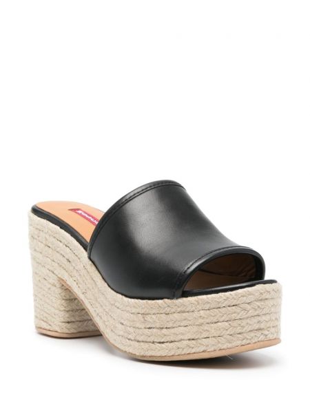 Nahast espadrillid Moschino Jeans must