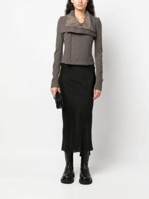 Relaxed fit vilnonis striukė Rick Owens ruda