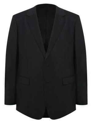 Шерстяной пиджак Theory серый