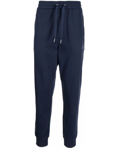Pantalones de chándal con bordado Armani Exchange azul