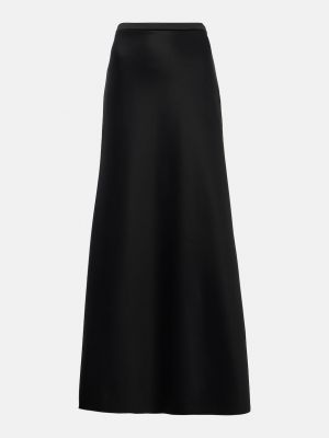 Длинная юбка из джерси Max Mara черная