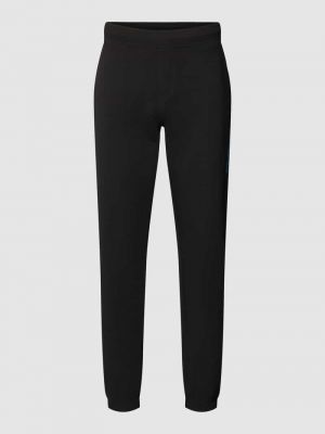 Spodnie sportowe w jednolitym kolorze Ck Calvin Klein czarne