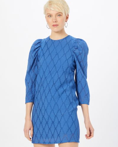 Dolga obleka Sisley modra