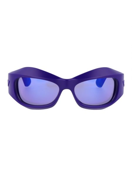 Okulary przeciwsłoneczne Bottega Veneta fioletowe