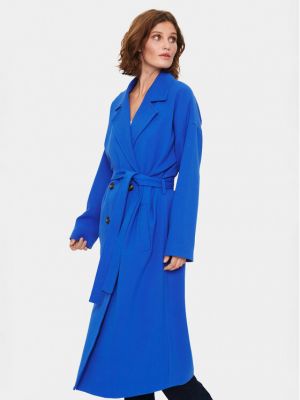 Oversize палто Saint Tropez синьо