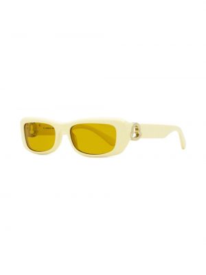 Okulary przeciwsłoneczne Moncler Eyewear żółte