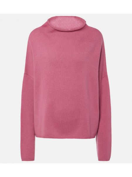 Sweter z kaszmiru Lisa Yang różowy