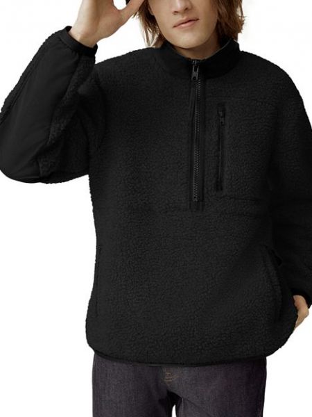 Флисовый пуловер Renfrew Kind с высоким ворсом Canada Goose, Black