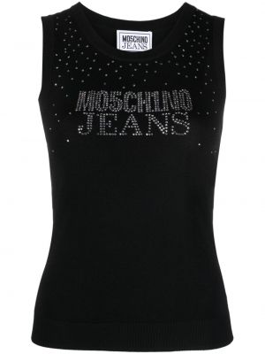 Tank top Moschino Jeans czarny