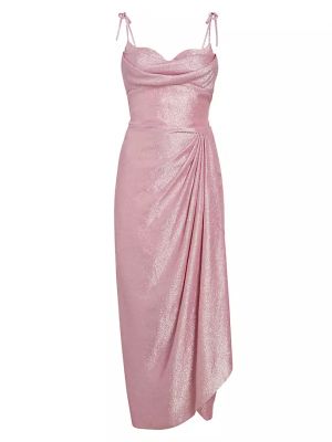 Платье миди Rosie Assoulin розовое