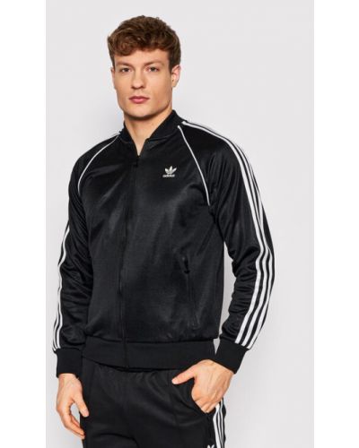Sweat zippé slim Adidas noir