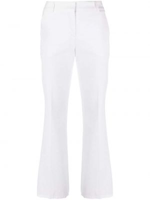 Pantaloni din bumbac Incotex alb