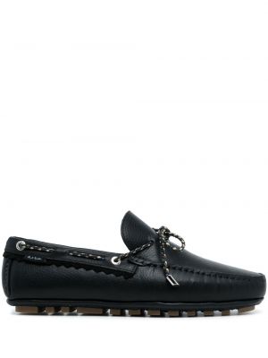 Pantofi loafer cu șireturi din piele din dantelă Ps Paul Smith negru