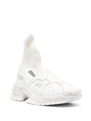 Sneakersy skórzane Rombaut białe