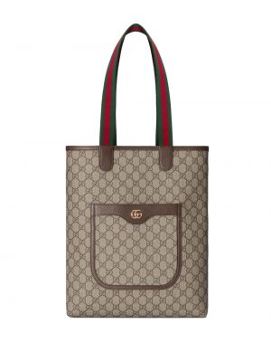 Nákupná taška Gucci béžová