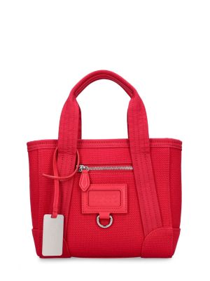 Pamučna shopper torbica Kenzo Paris crvena