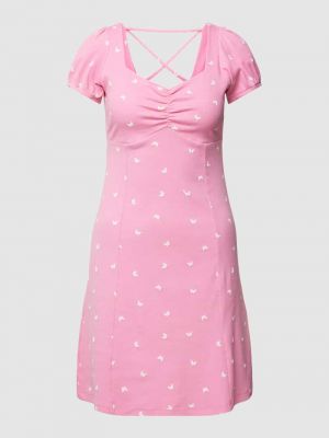 Sukienka mini Tom Tailor Denim różowa