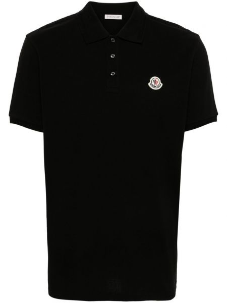 Polo yaka tişört Moncler siyah