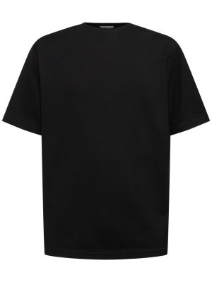 Camiseta de algodón de punto Auralee negro