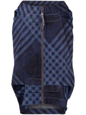 Asimetriškas džinsinis sijonas Vivienne Westwood mėlyna