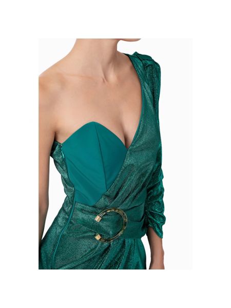 Mini vestido Elisabetta Franchi verde