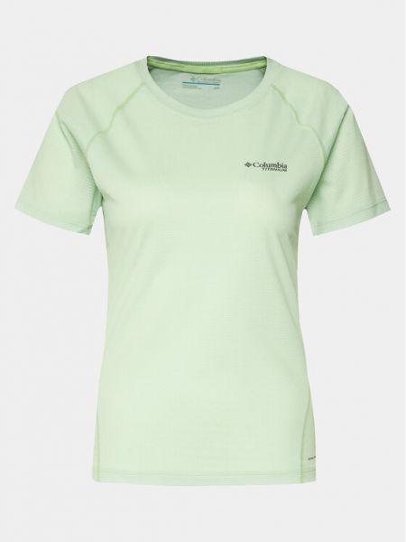 Priliehavé športové tričko Columbia zelená