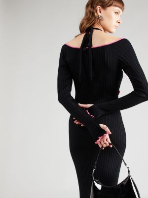 Vestito in maglia Versace Jeans Couture nero