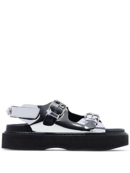 Páskové sandály Simone Rocha stříbrné
