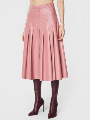 Midi suknja Twinset ružičasta